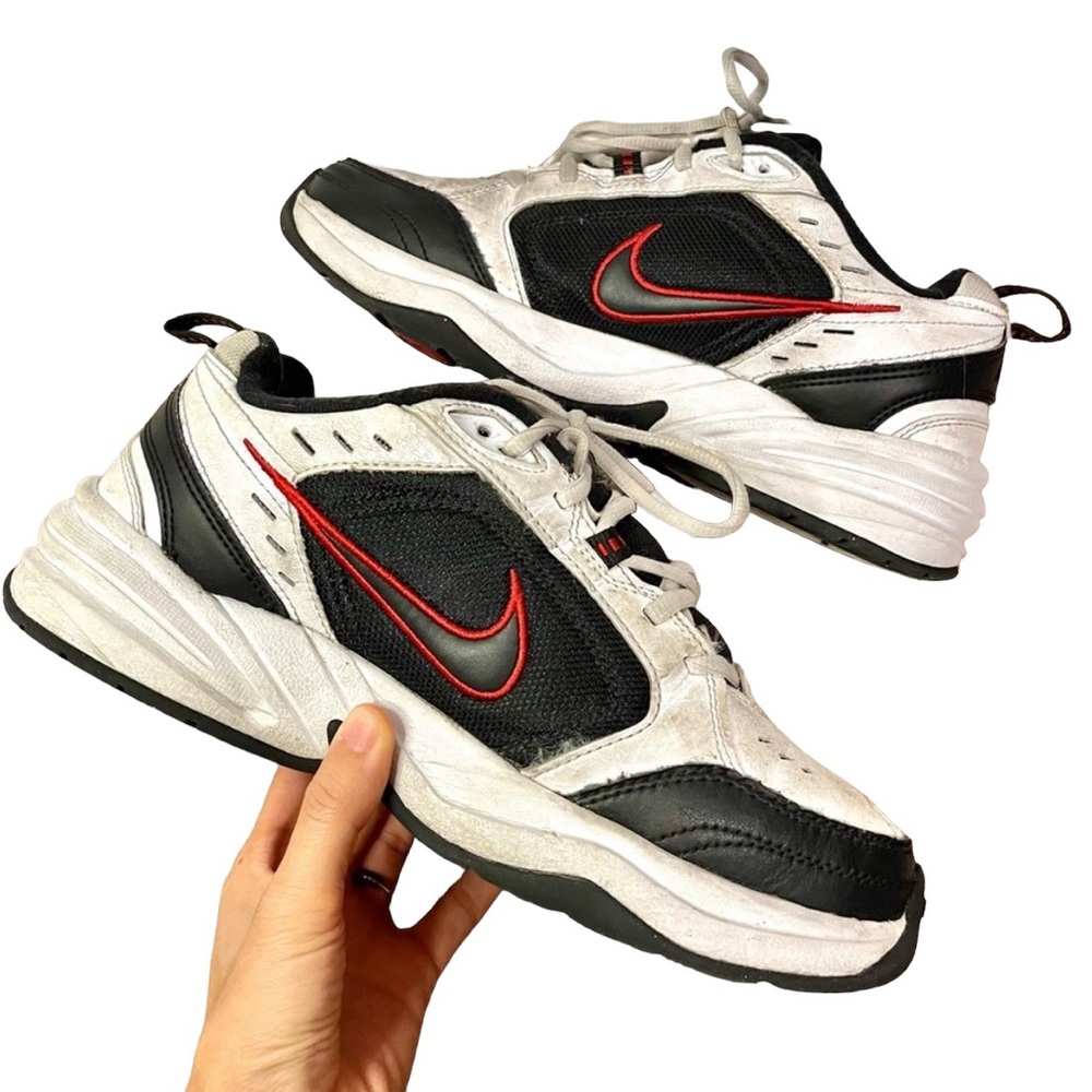 Nike Air Monarch White Varsity Red Shoes